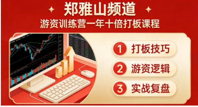 郑雅山频道 游资训练营一年十倍打板课程 29文档