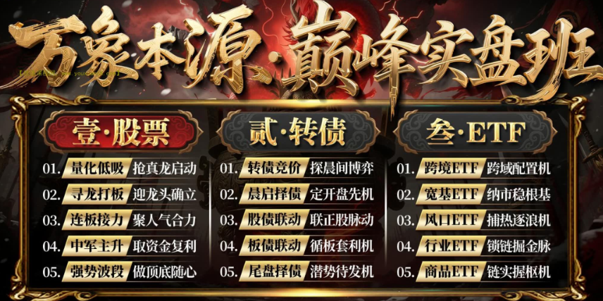 树帆卓妍万象本源巅峰实盘班