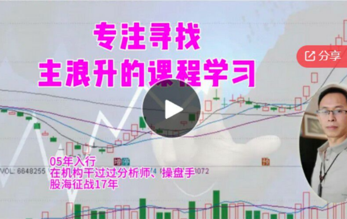 龙俊找主升浪的方法课程学习