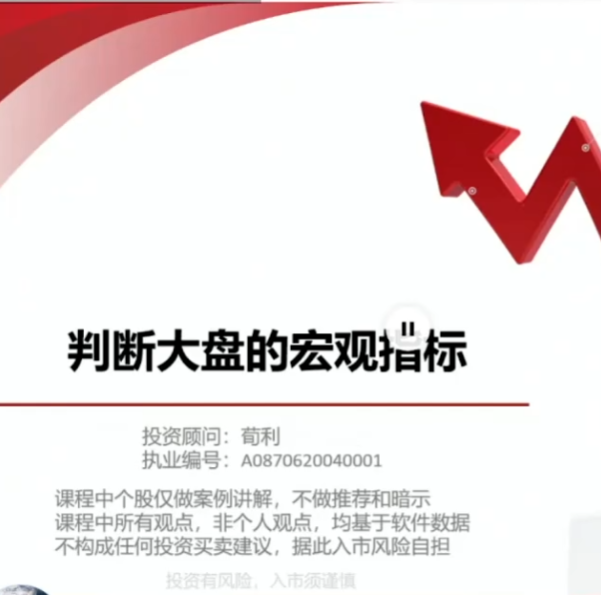 荀利N字共振起爆点大结构思维选股模式实战营课程