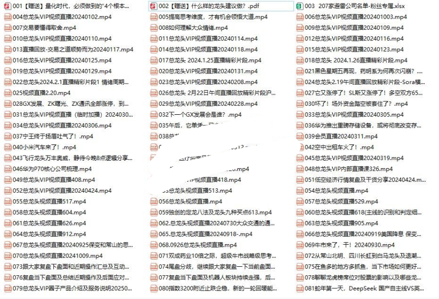 马萧 杜晓光 总龙头战法圈内教学视频直播课202401-202502